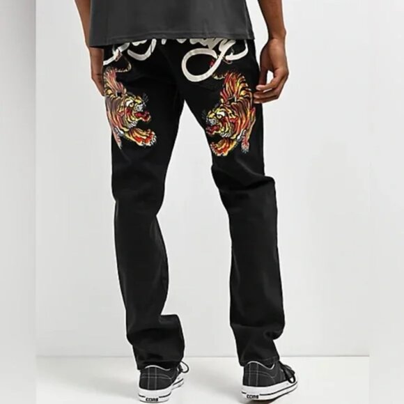 Ed Hardy Crawling Tiger Slim Taper Jean